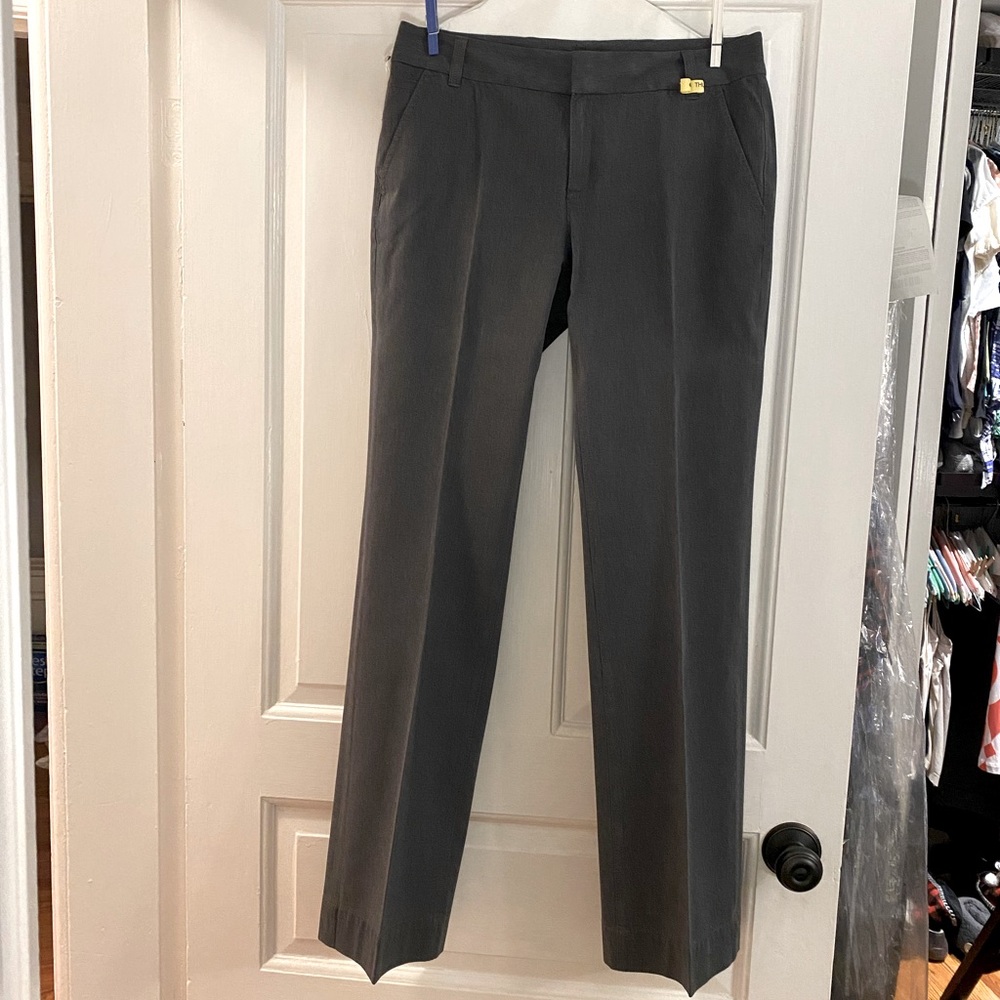 Banana Republic Martin Fit charcoal/gray stretch pants.  Size 6.